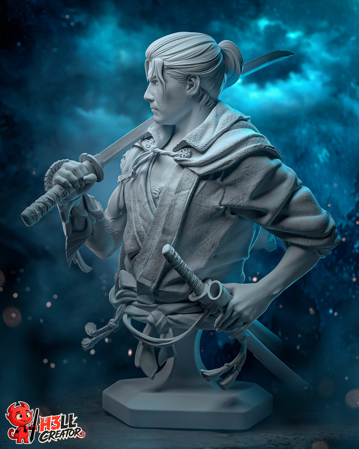2079 Miyamoto Musashi_Onimusha Way of the Sword - STL 3D Print Files