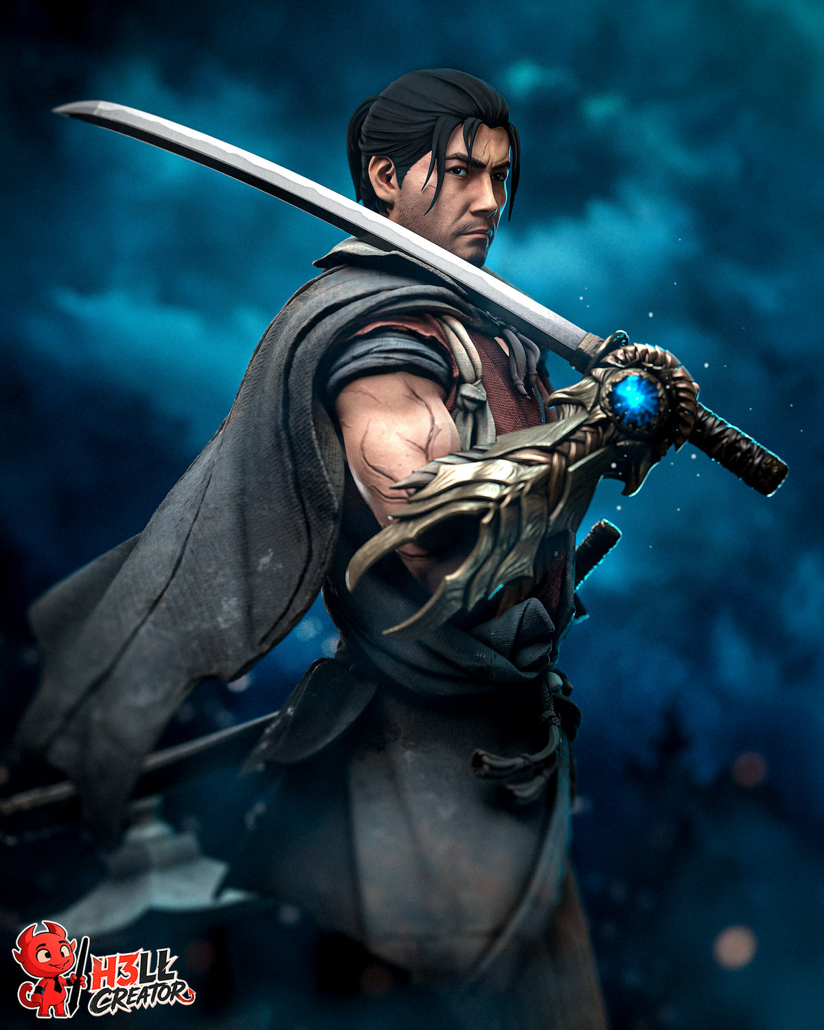 2079 Miyamoto Musashi_Onimusha Way of the Sword - STL 3D Print Files