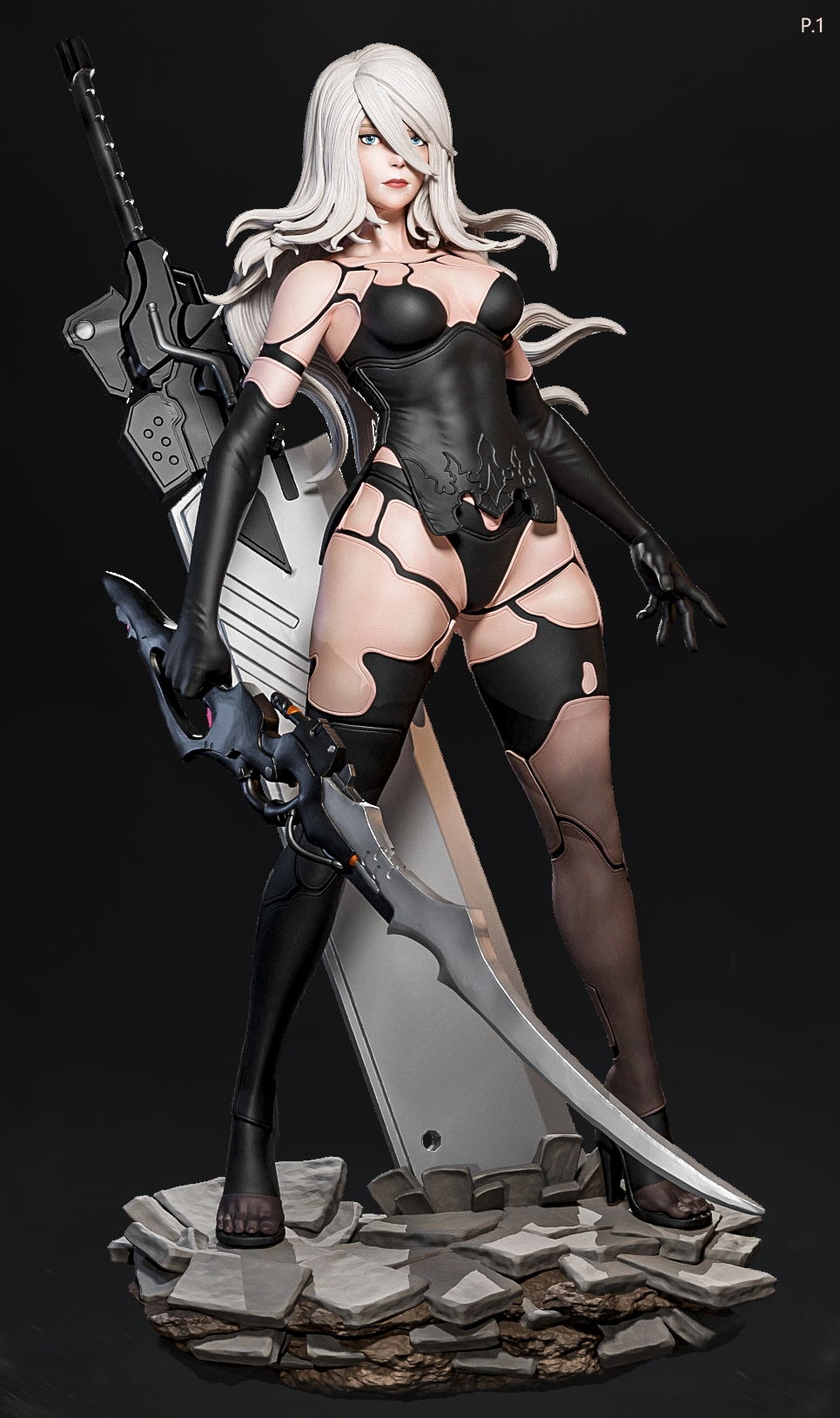 2008 A2_NieR Automata NSFW - STL 3D Print Files