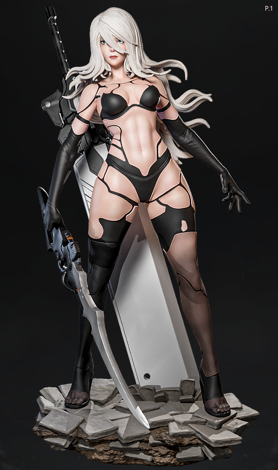 2008 A2_NieR Automata NSFW - STL 3D Print Files