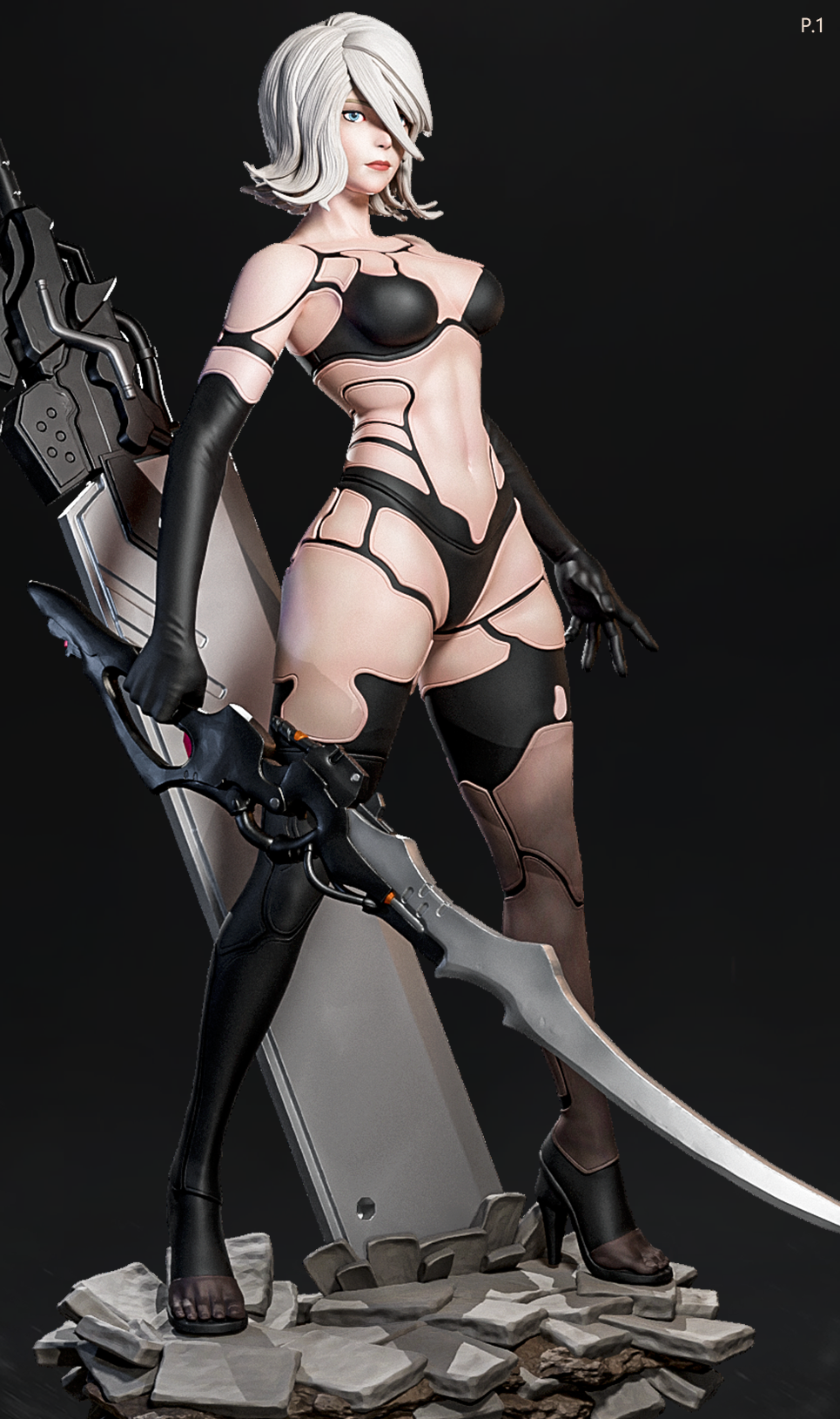 2008 A2_NieR Automata NSFW - STL 3D Print Files
