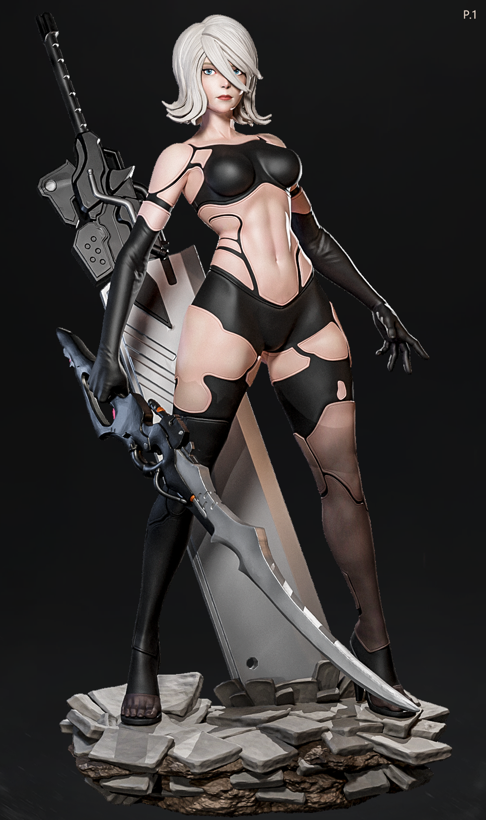 2008 A2_NieR Automata NSFW - STL 3D Print Files