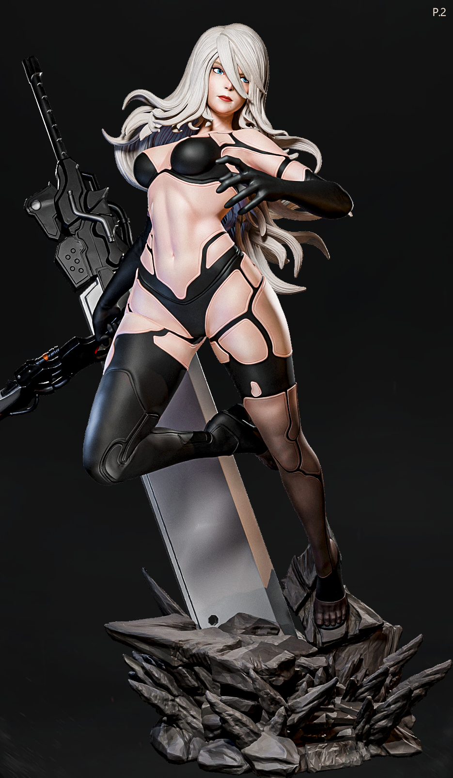 2008 A2_NieR Automata NSFW - STL 3D Print Files