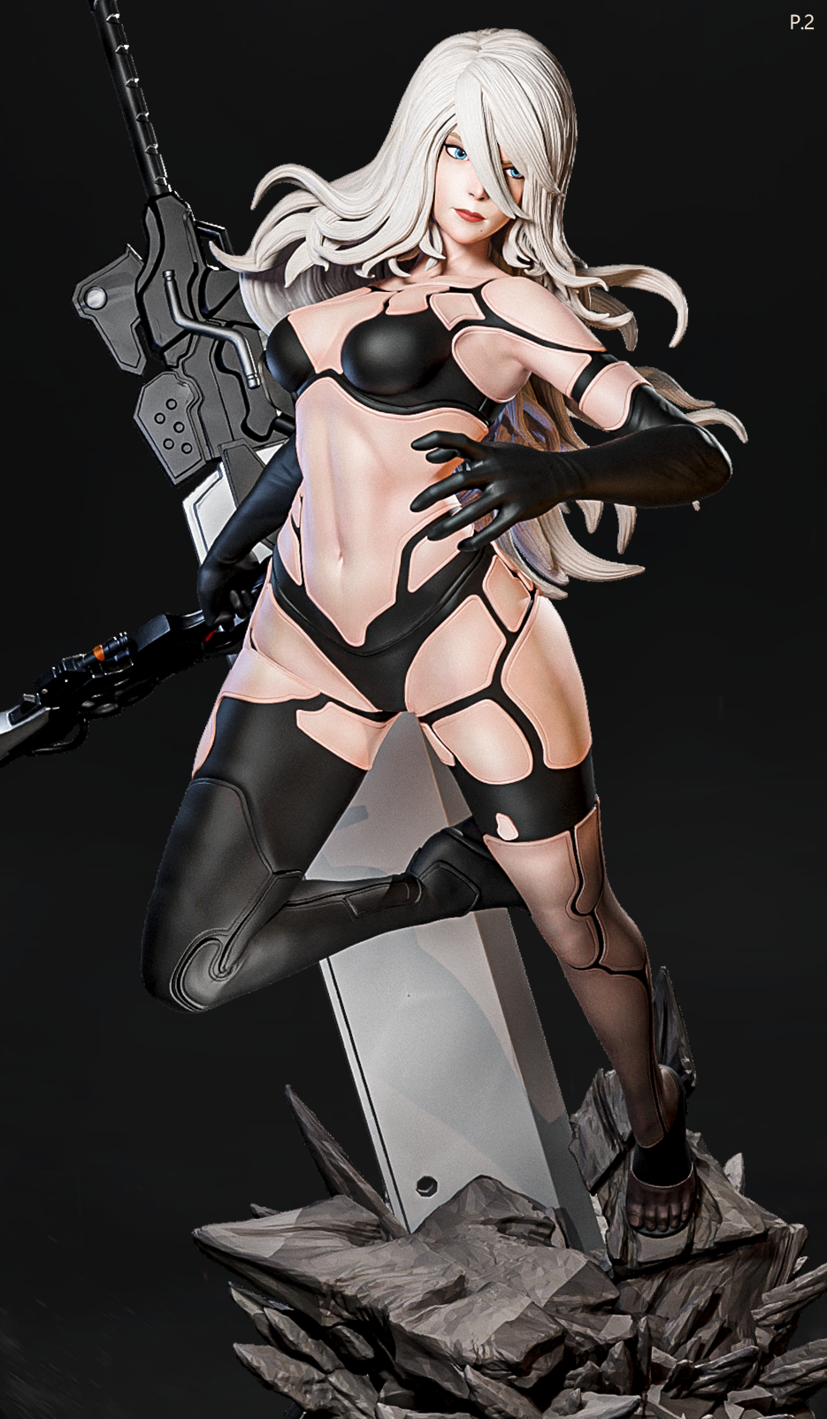 2008 A2_NieR Automata NSFW - STL 3D Print Files