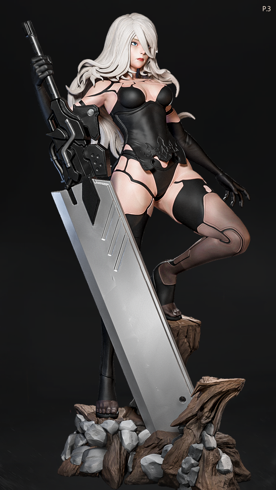 2008 A2_NieR Automata NSFW - STL 3D Print Files