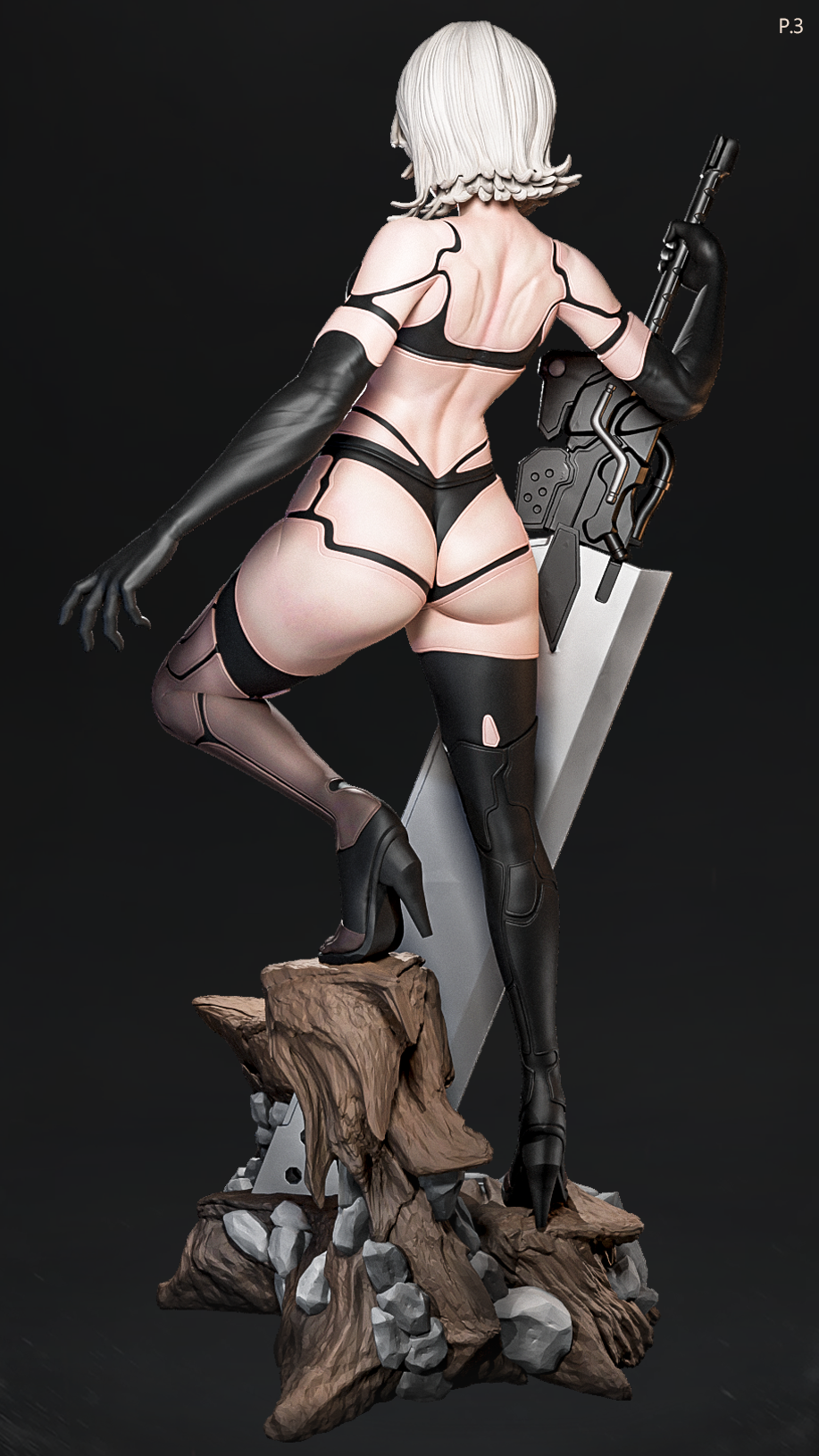 2008 A2_NieR Automata NSFW - STL 3D Print Files
