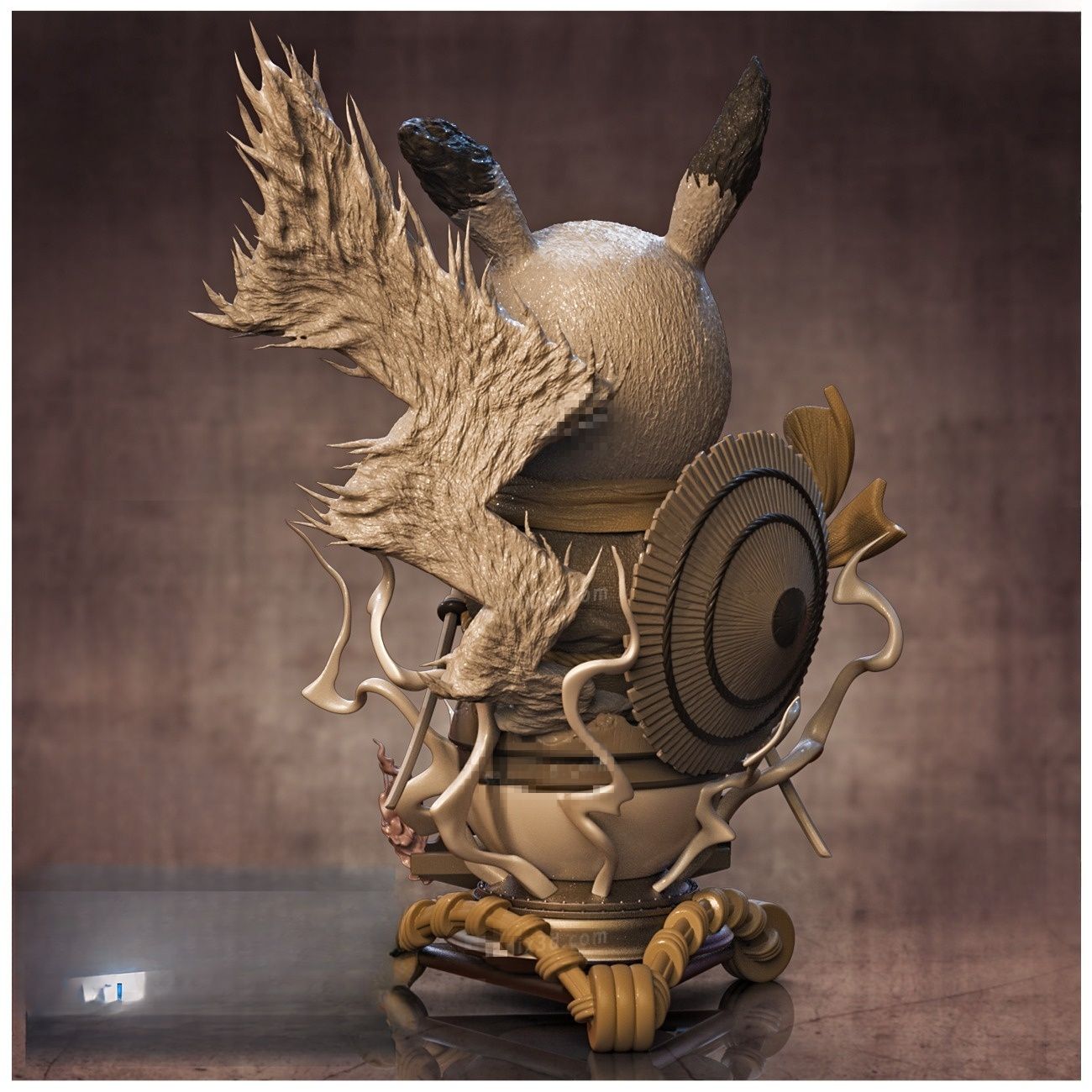 0253 Pikachu Pokemon2 - STL 3D Print Files