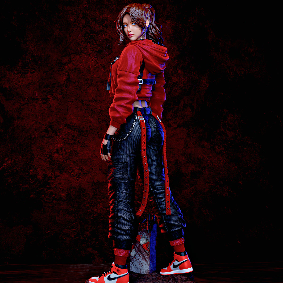 1723 Claire Redfield_Resident Evil 2 - STL 3D Print Files
