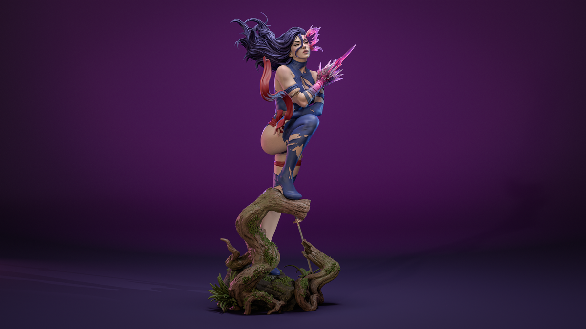 1913 Savage Land Psylocke_Marvel Comics - STL 3D Print Files