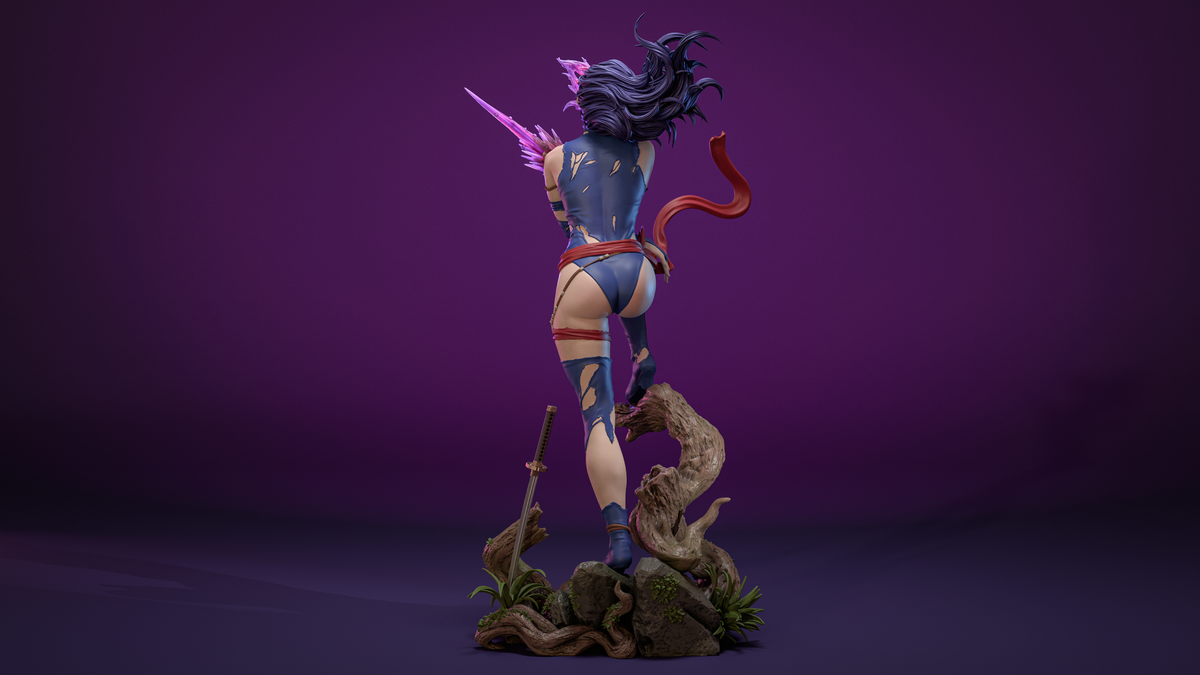 1913 Savage Land Psylocke_Marvel Comics - STL 3D Print Files
