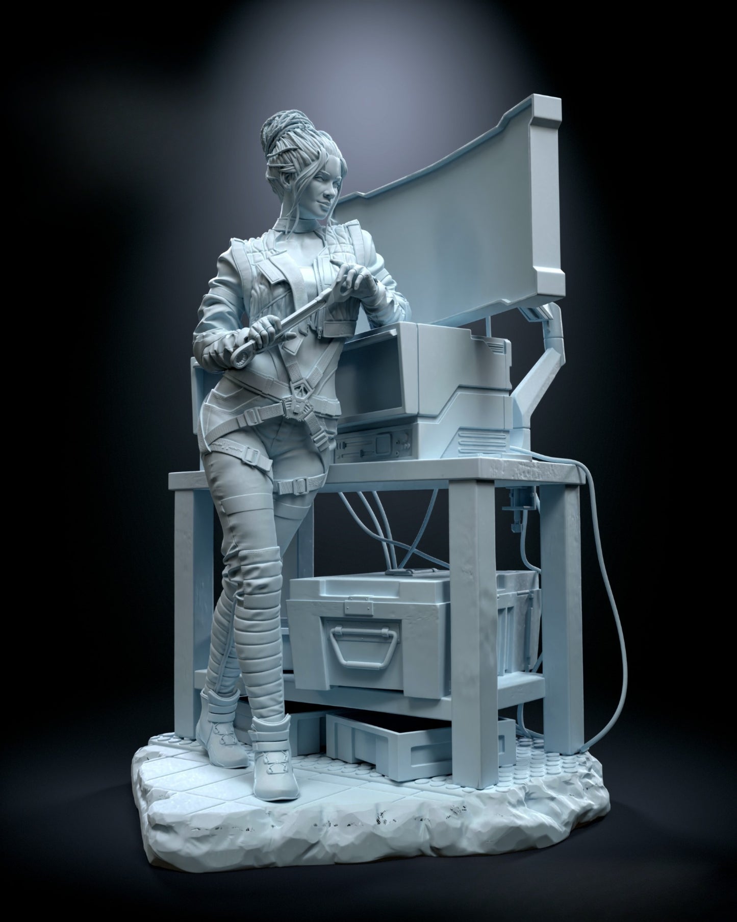 1153 Panam Palmer_Cyberpunk 2077 - STL 3D Print Files