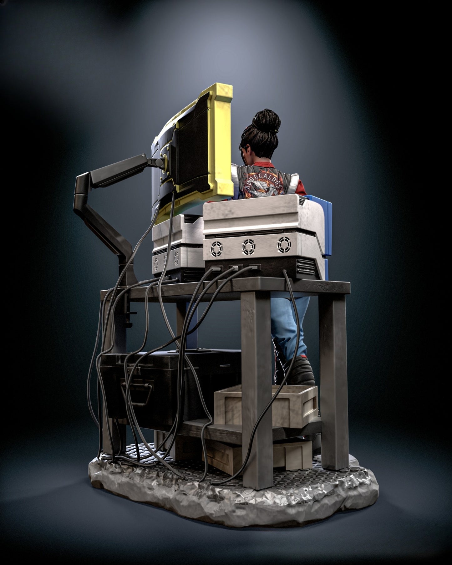 1153 Panam Palmer_Cyberpunk 2077 - STL 3D Print Files