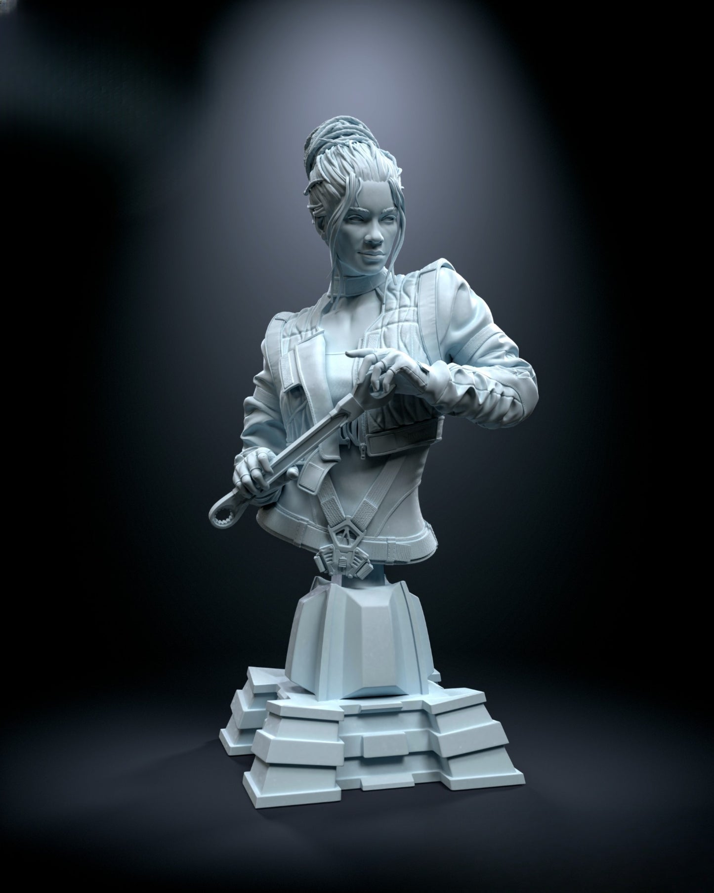 1153 Panam Palmer_Cyberpunk 2077 - STL 3D Print Files