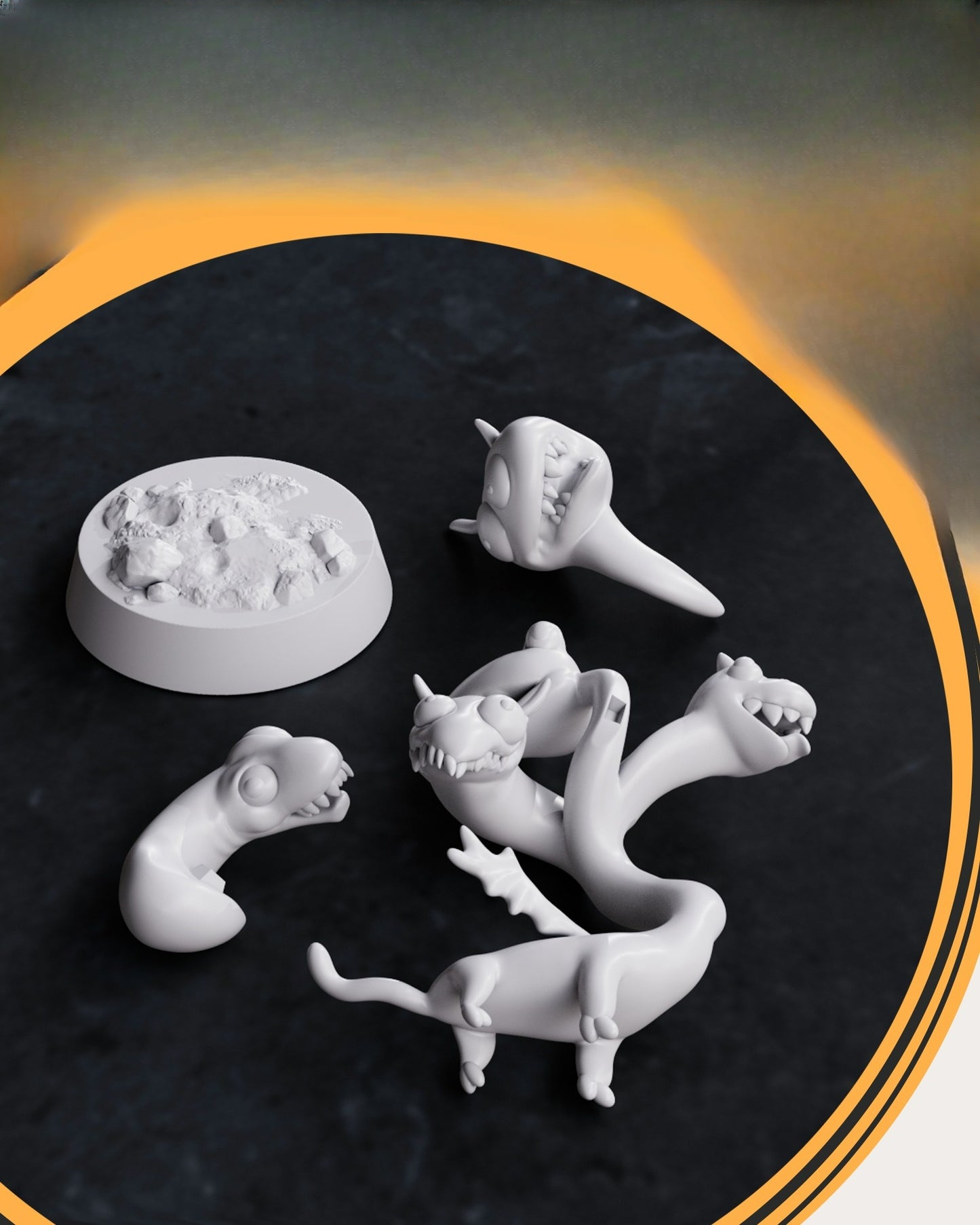 0021 Derpy Tiamat - STL 3D Print Files