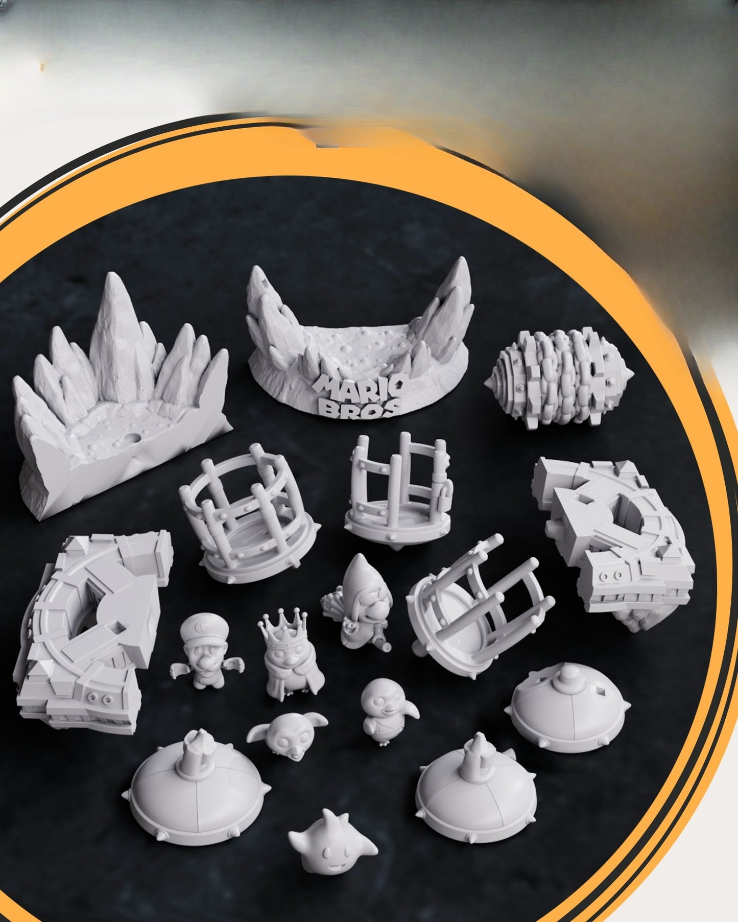 0024 Lumali Diorama from Supermario - STL 3D Print Files