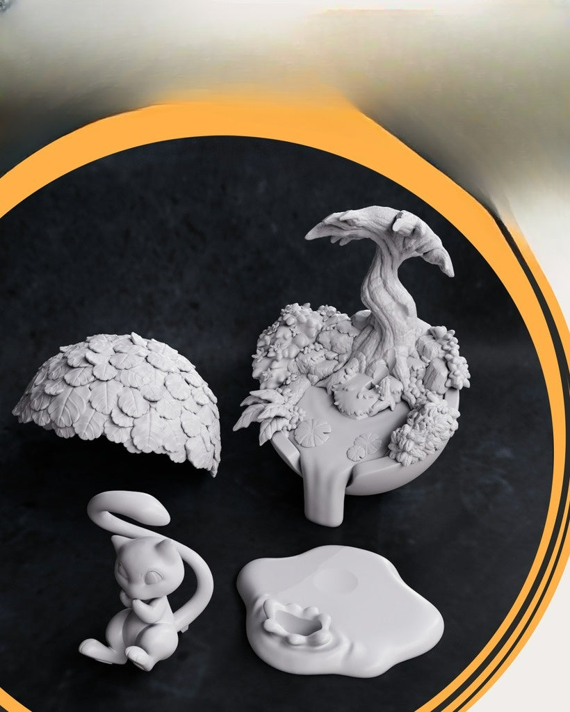 0016 Mew - Pokemon - STL 3D Print Files