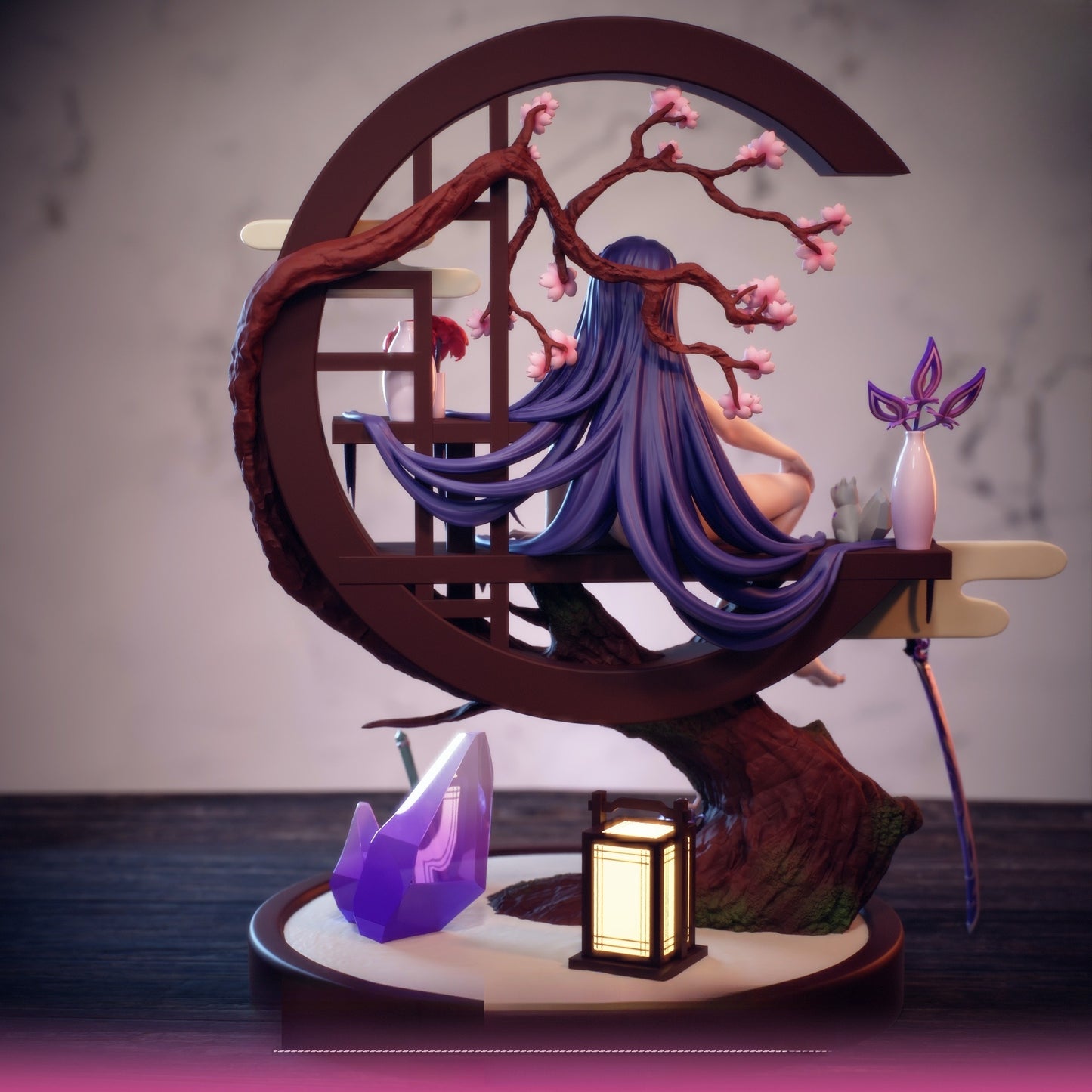 1064 Raiden Shogun_Genshin Impact - STL 3D Print Files