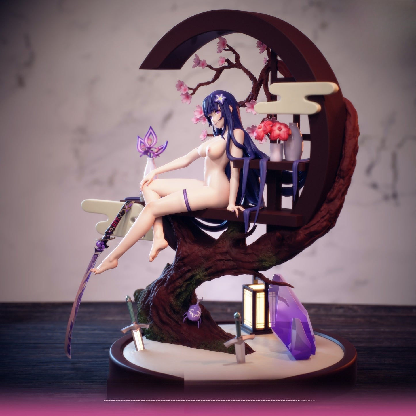 1064 Raiden Shogun_Genshin Impact - STL 3D Print Files