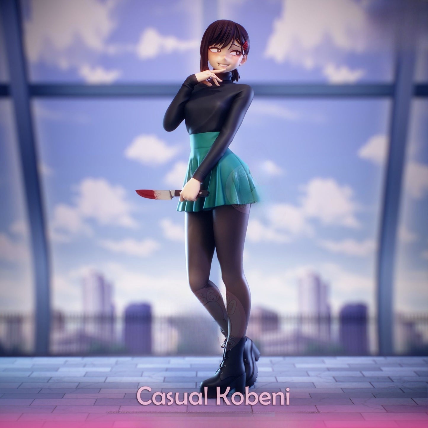 0284 Kobeni_Higashiyama Chainsaw_Man - STL 3D Print Files