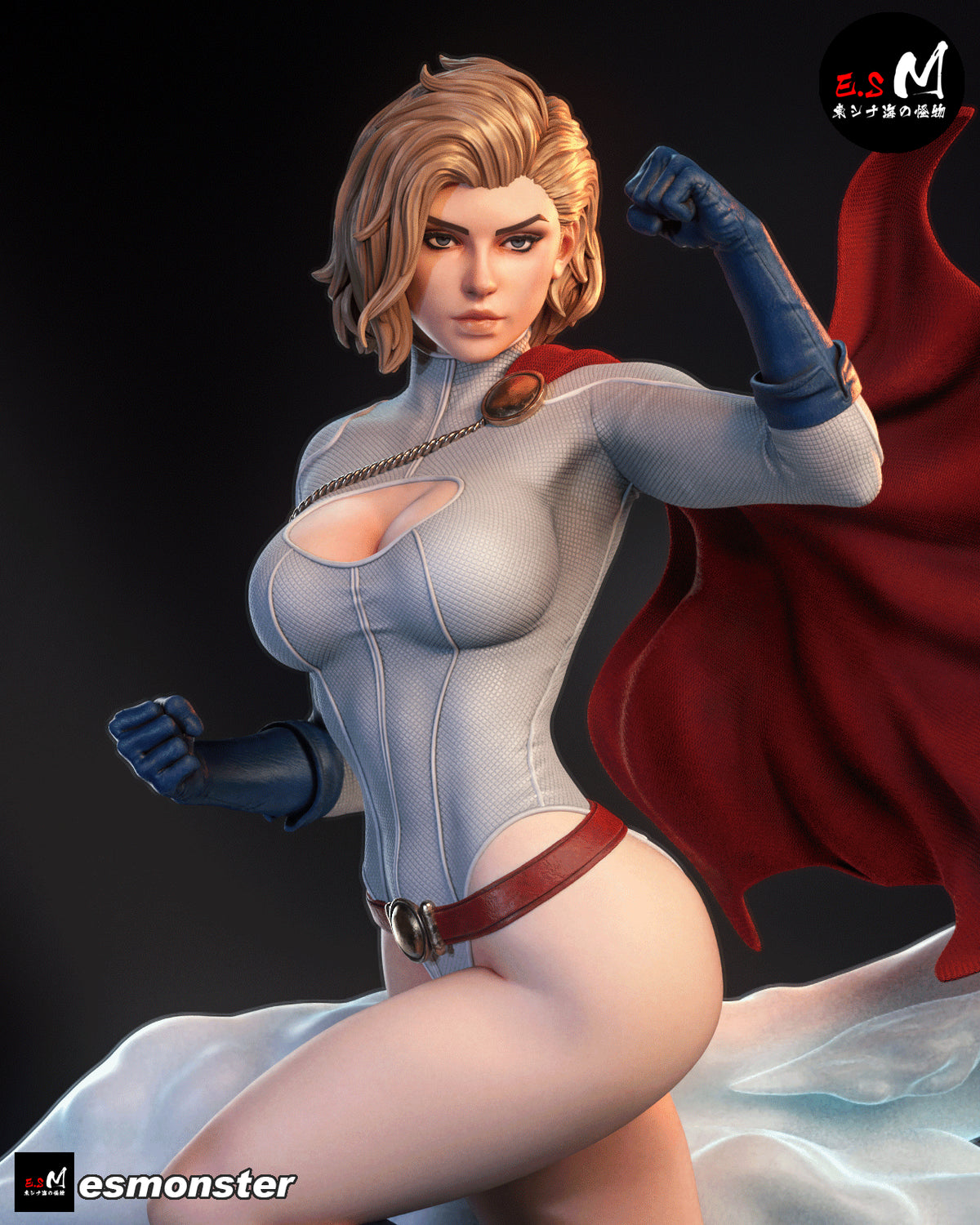 2040 Power Girl_DC Comics NSFW - STL 3D Print Files
