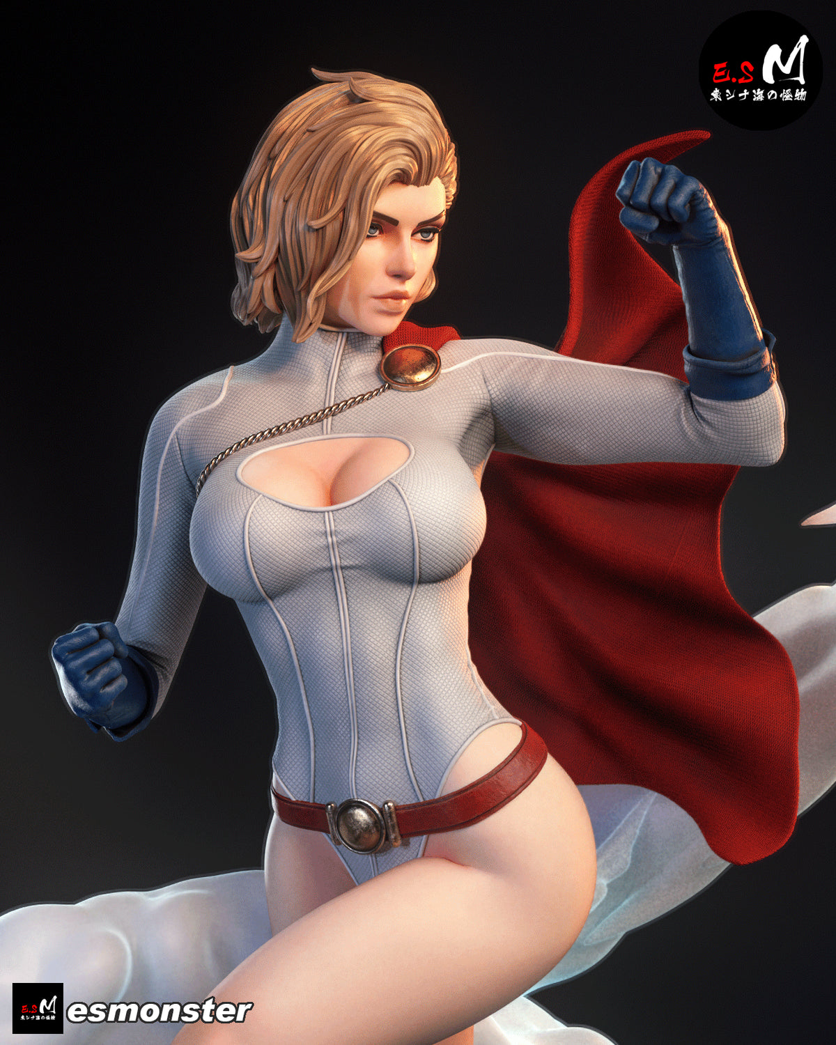 2040 Power Girl_DC Comics NSFW - STL 3D Print Files