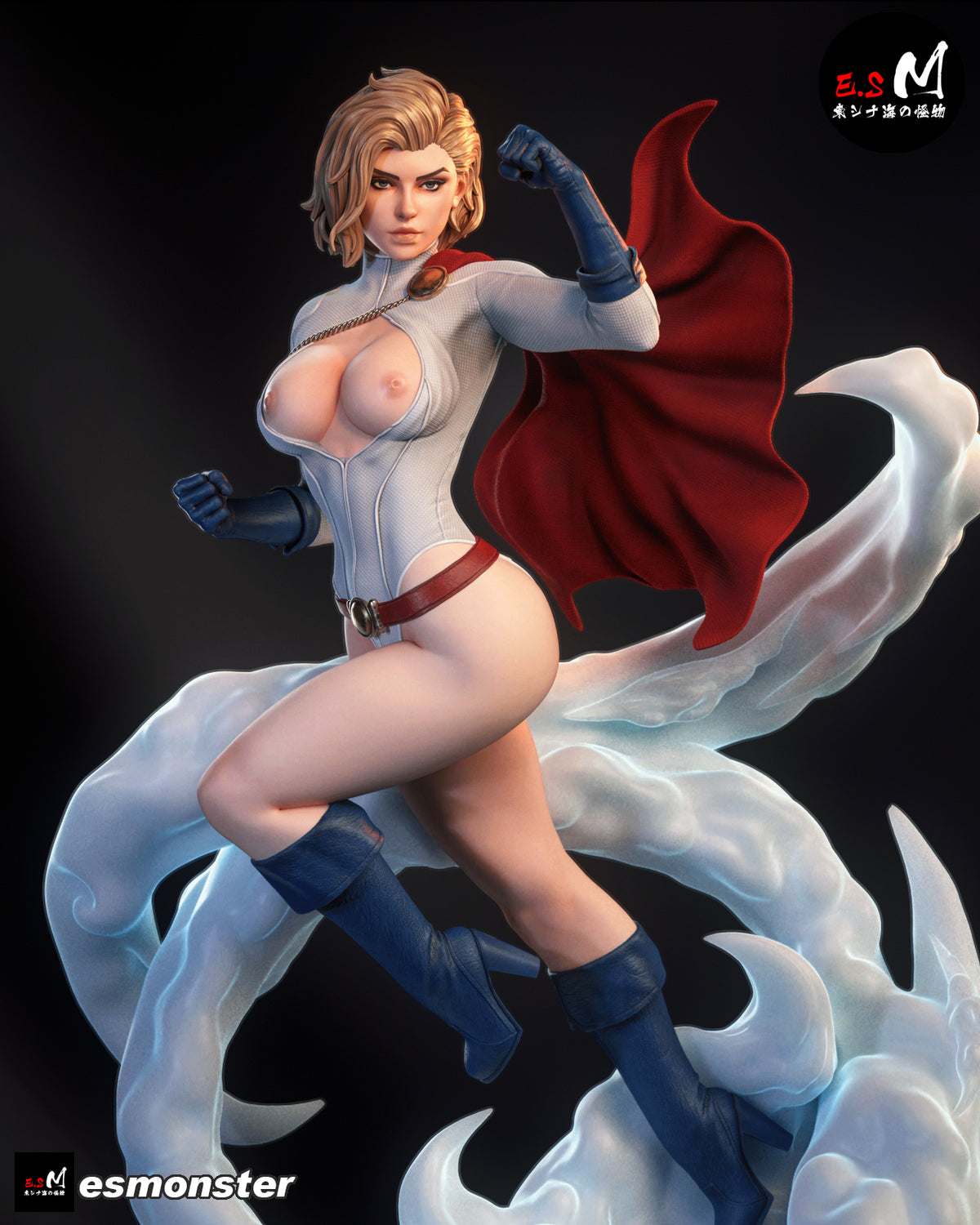 2040 Power Girl_DC Comics NSFW - STL 3D Print Files