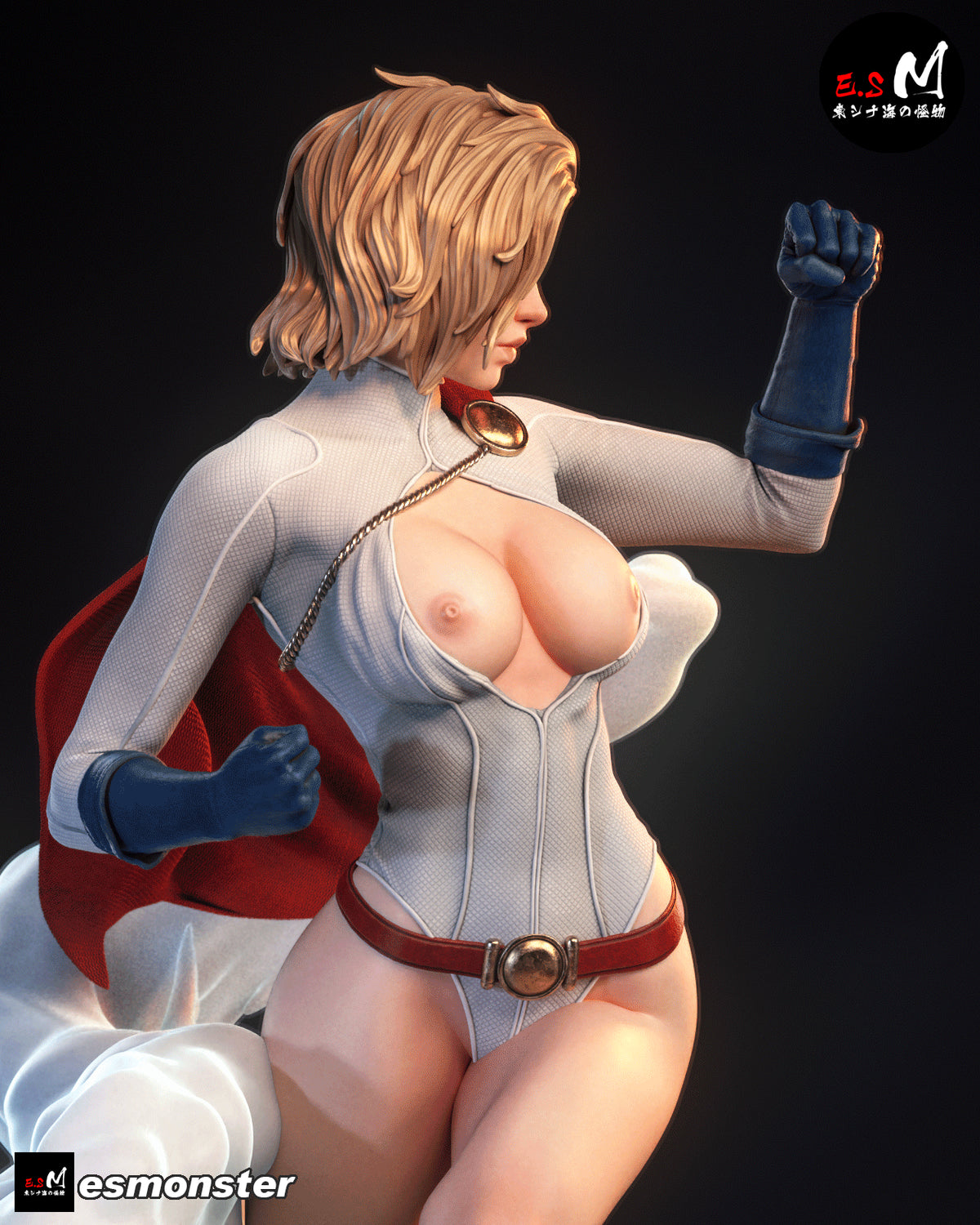 2040 Power Girl_DC Comics NSFW - STL 3D Print Files
