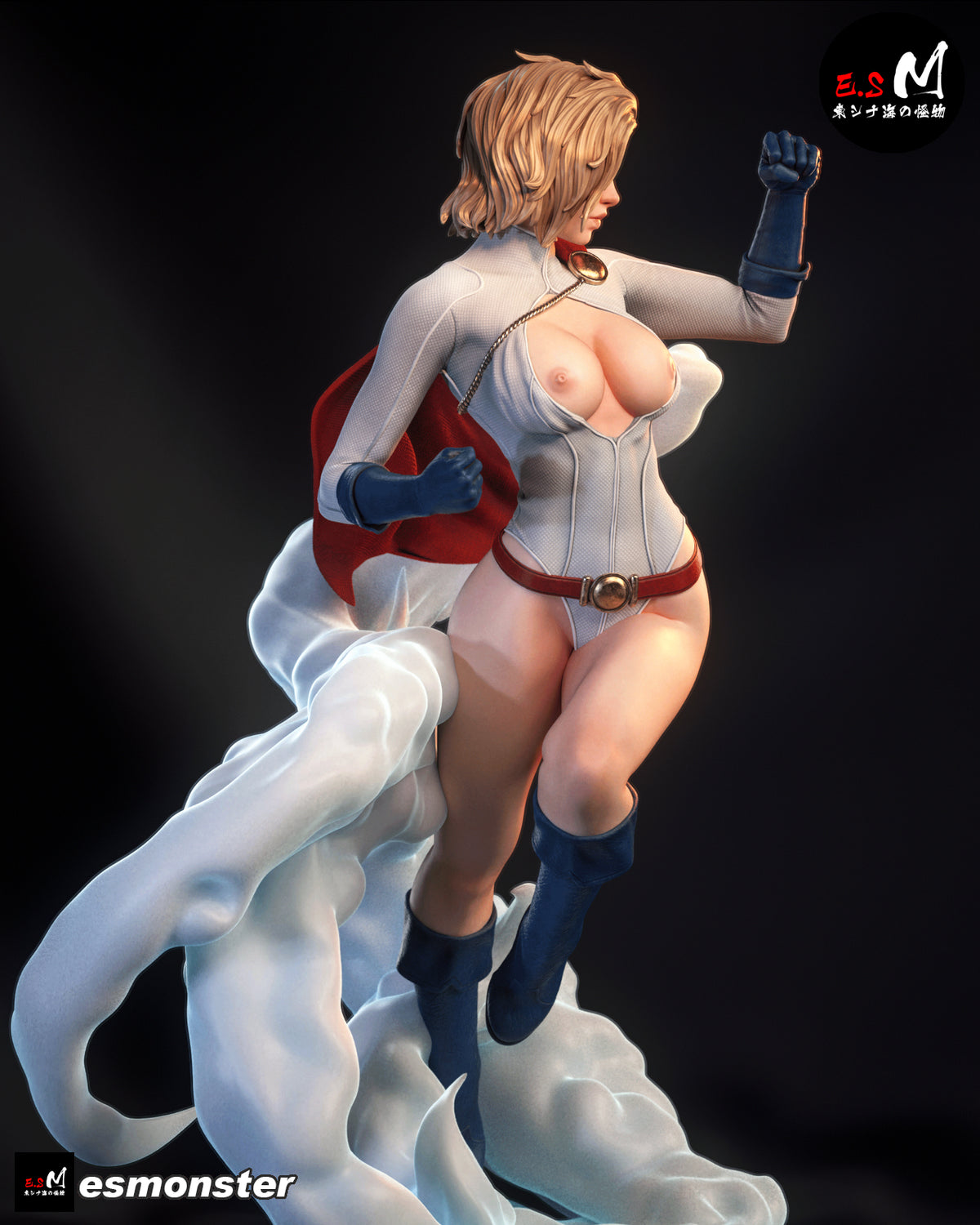 2040 Power Girl_DC Comics NSFW - STL 3D Print Files