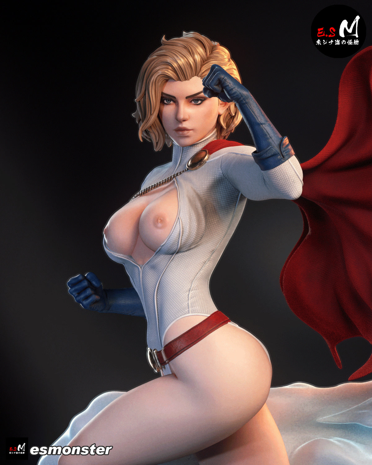 2040 Power Girl_DC Comics NSFW - STL 3D Print Files