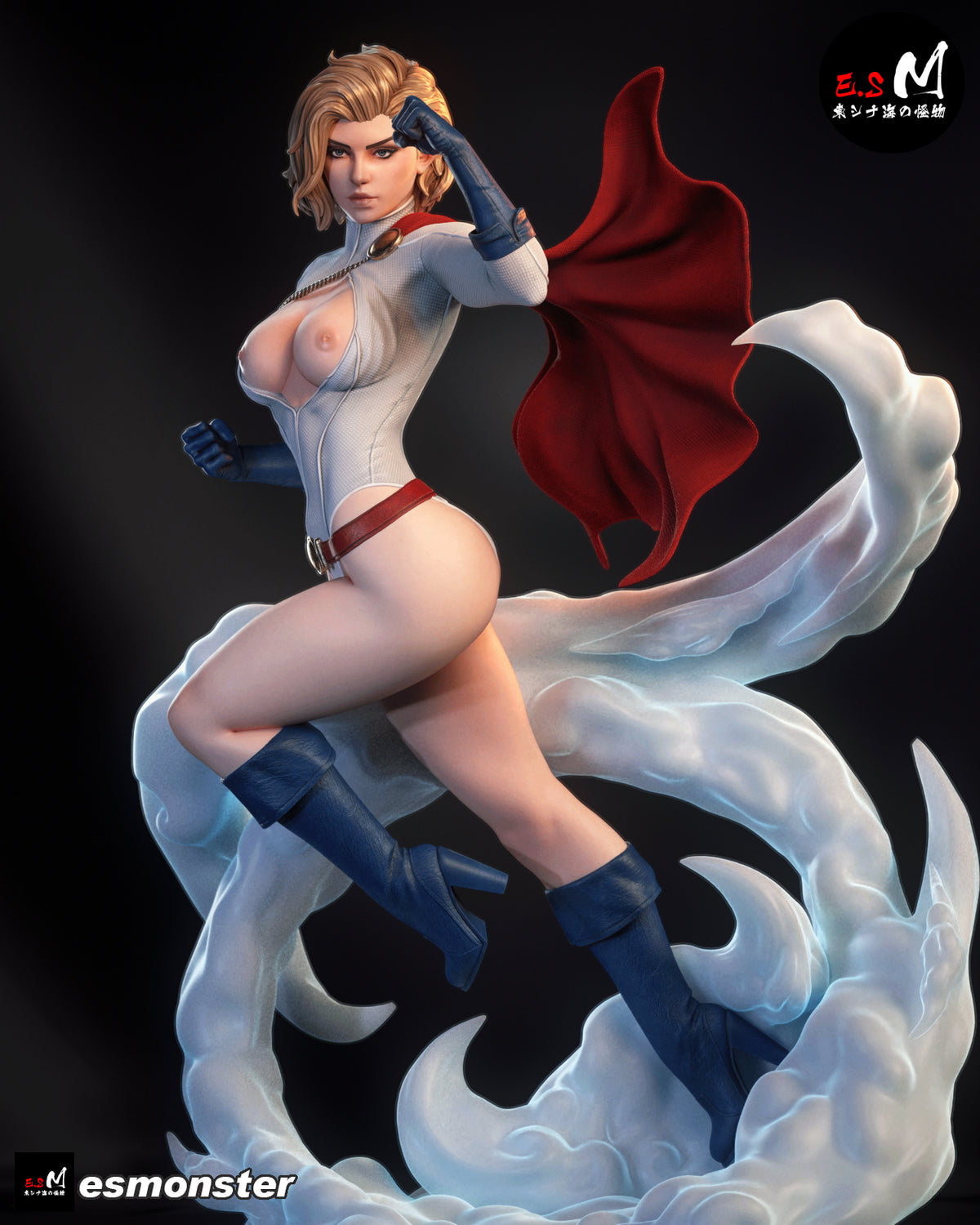 2040 Power Girl_DC Comics NSFW - STL 3D Print Files