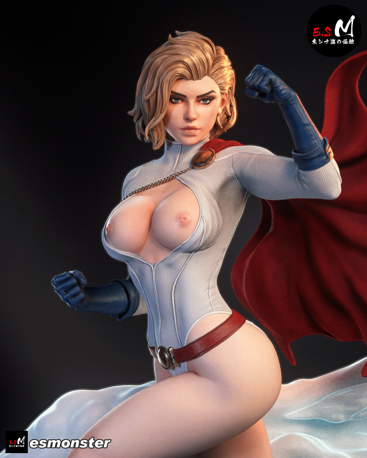 2040 Power Girl_DC Comics NSFW - STL 3D Print Files
