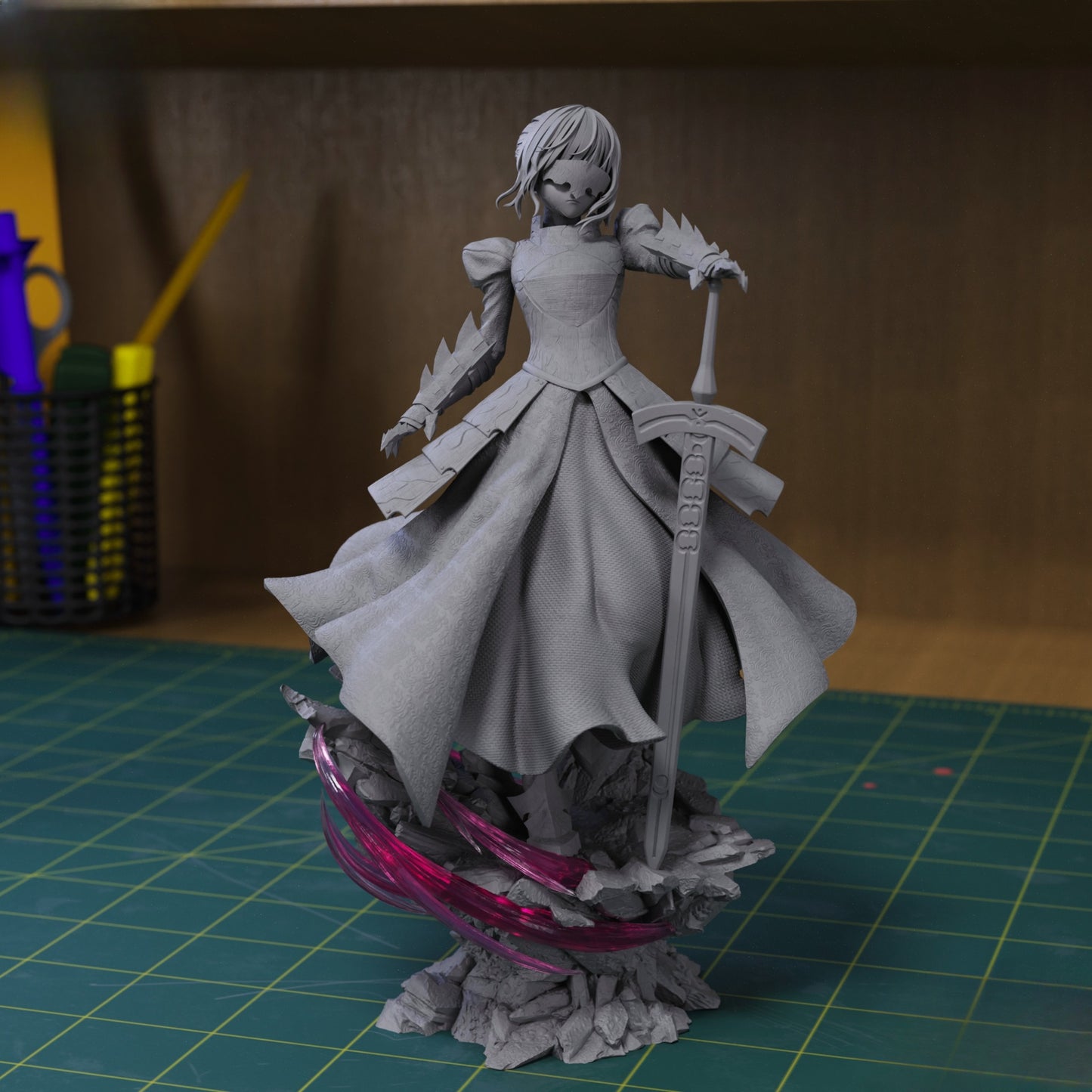 1575 Saber Alter_FateGrand Order - STL 3D Print Files