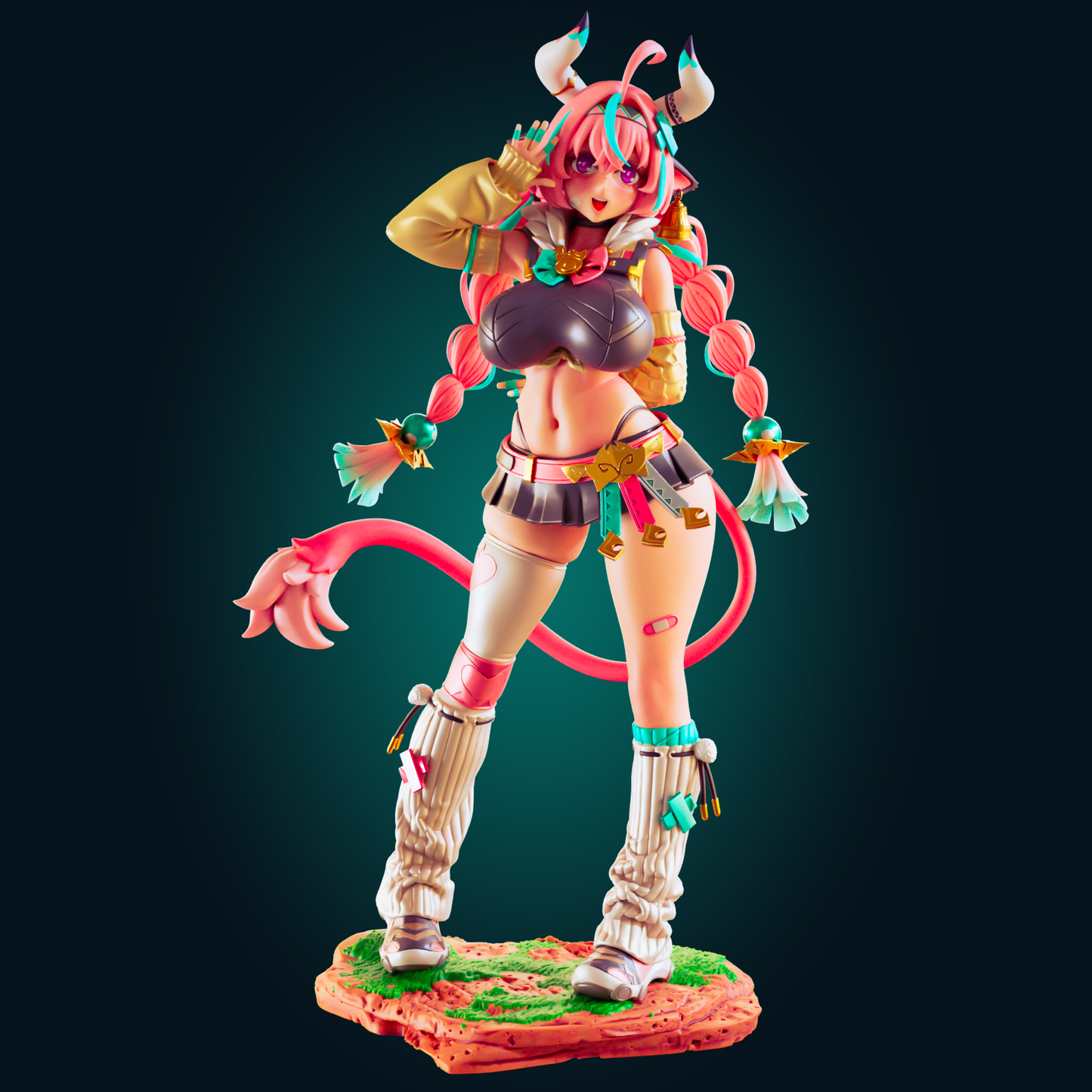 1283 Varesa_Genshin Impact Cowgirl - STL 3D Print File