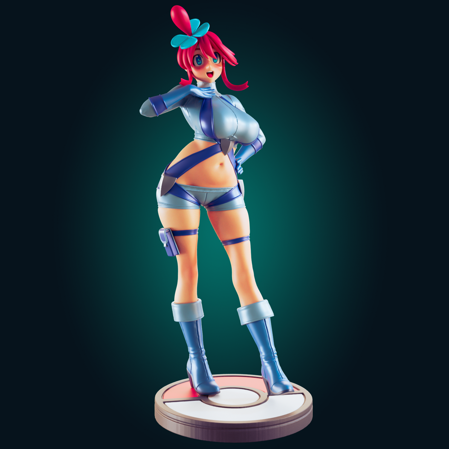 1280 Skyla Pokemon Trainer - STL 3D Print File
