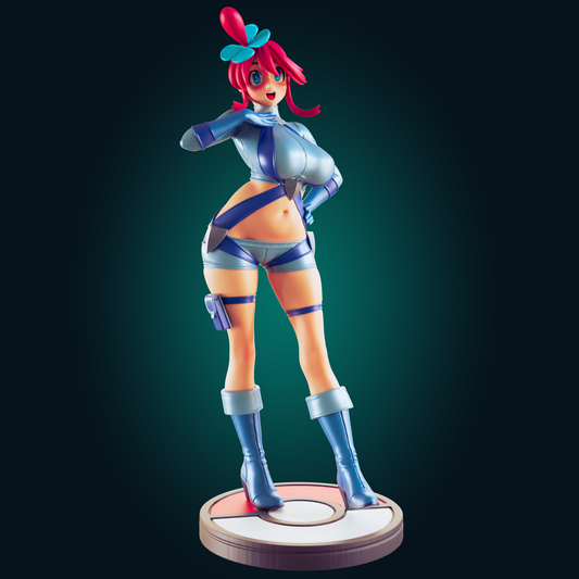 1280 Skyla Pokemon Trainer - STL 3D Print File