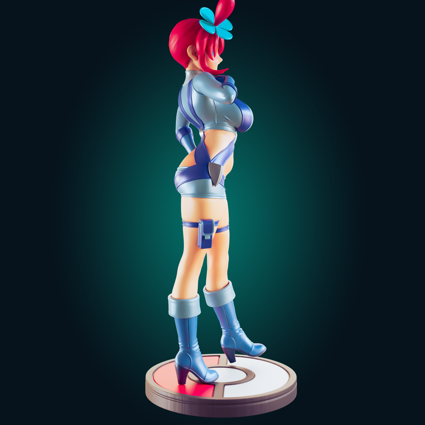 1280 Skyla Pokemon Trainer - STL 3D Print File