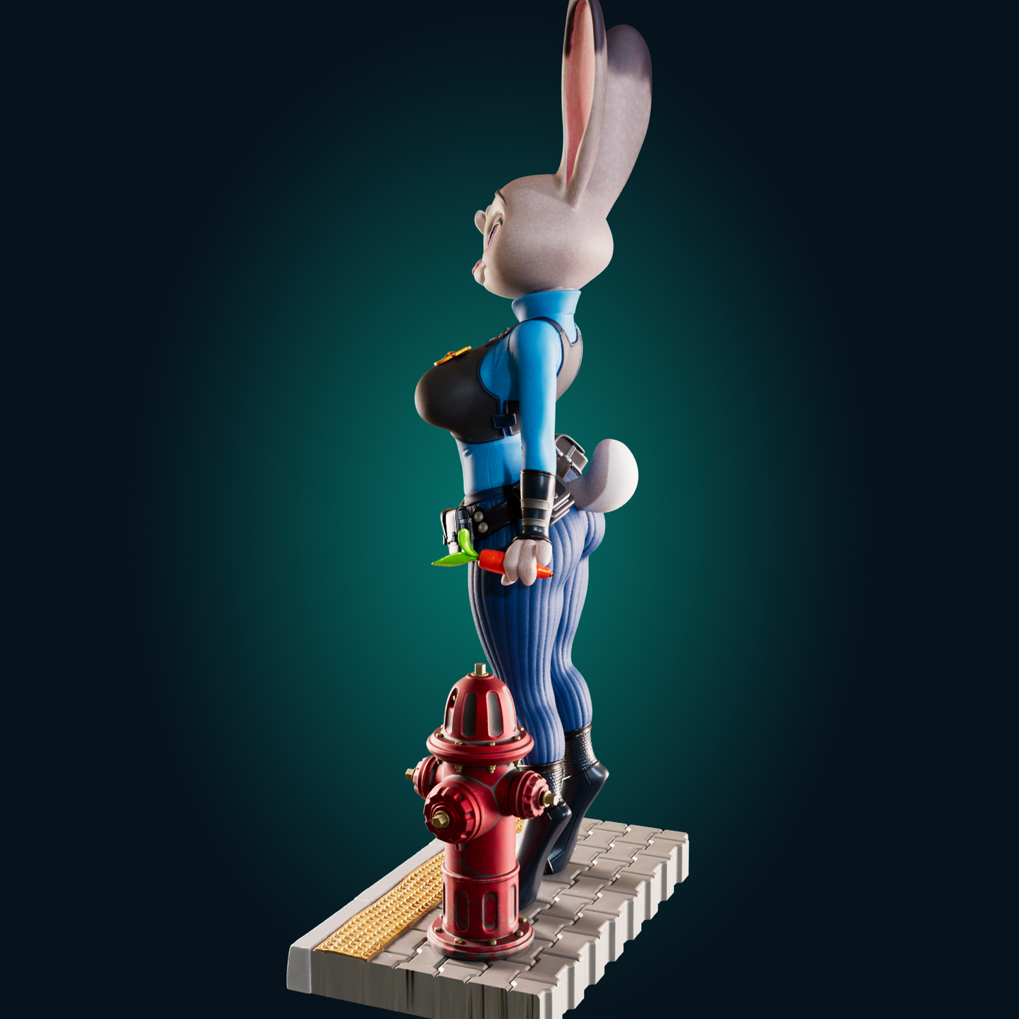 1493 Judy Hops_Bunny Cop NSFW - STL 3D Print Files