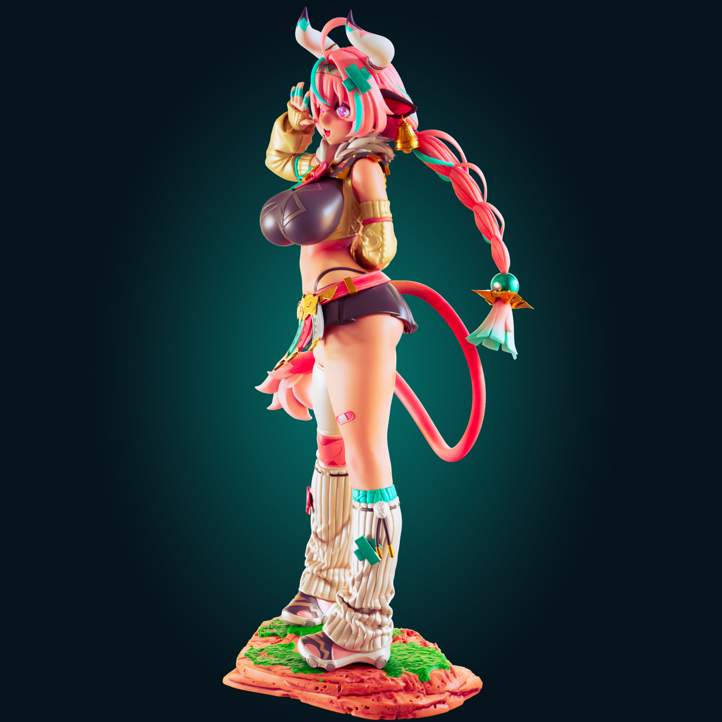 1283 Varesa_Genshin Impact Cowgirl - STL 3D Print File