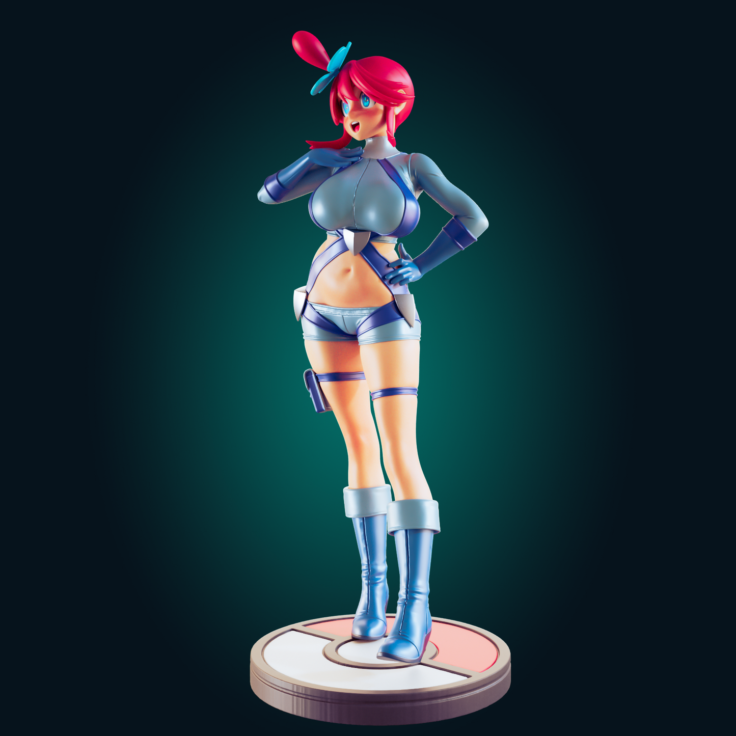 1280 Skyla Pokemon Trainer - STL 3D Print File