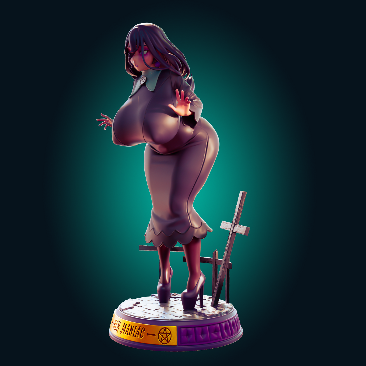 0409 Hex Maniac_Pokemon - STL 3D Print Files