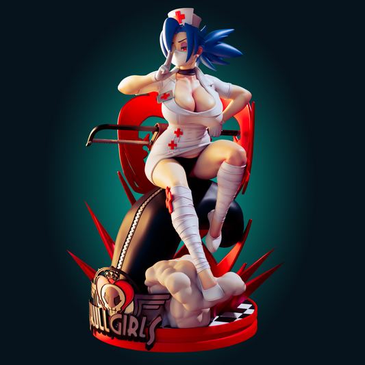 1282 Valentine Skullgirls Nurse - STL 3D Print File
