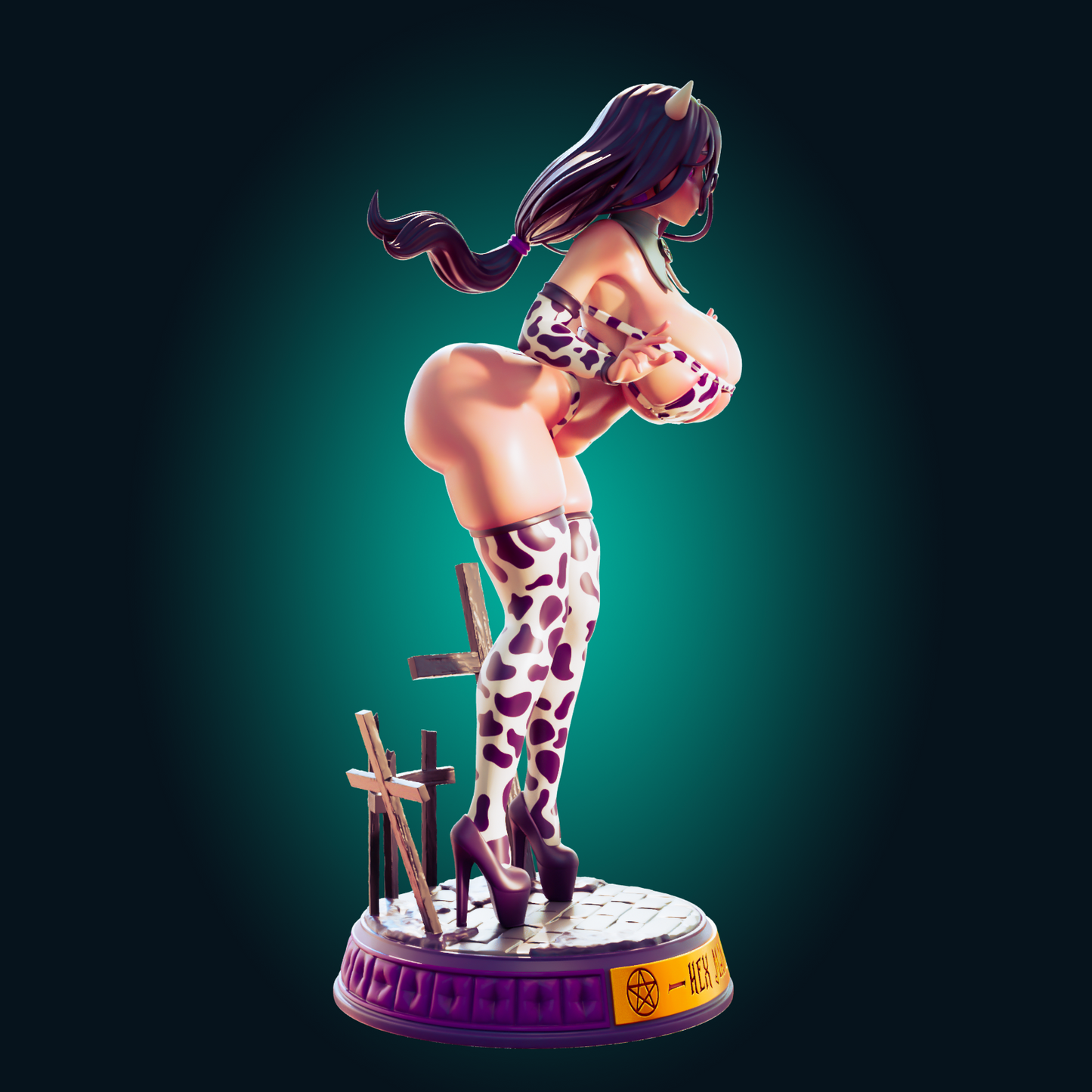 0409 Hex Maniac_Pokemon - STL 3D Print Files