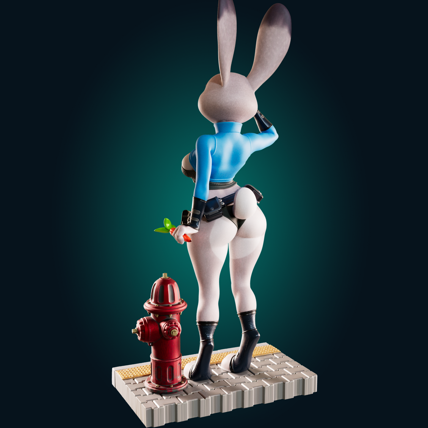 1493 Judy Hops_Bunny Cop NSFW - STL 3D Print Files
