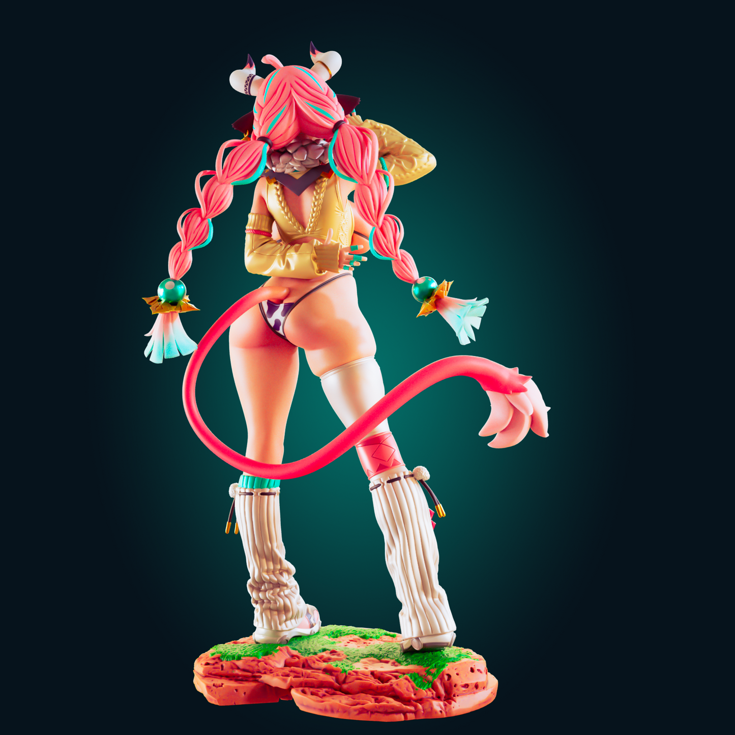 1283 Varesa_Genshin Impact Cowgirl - STL 3D Print File