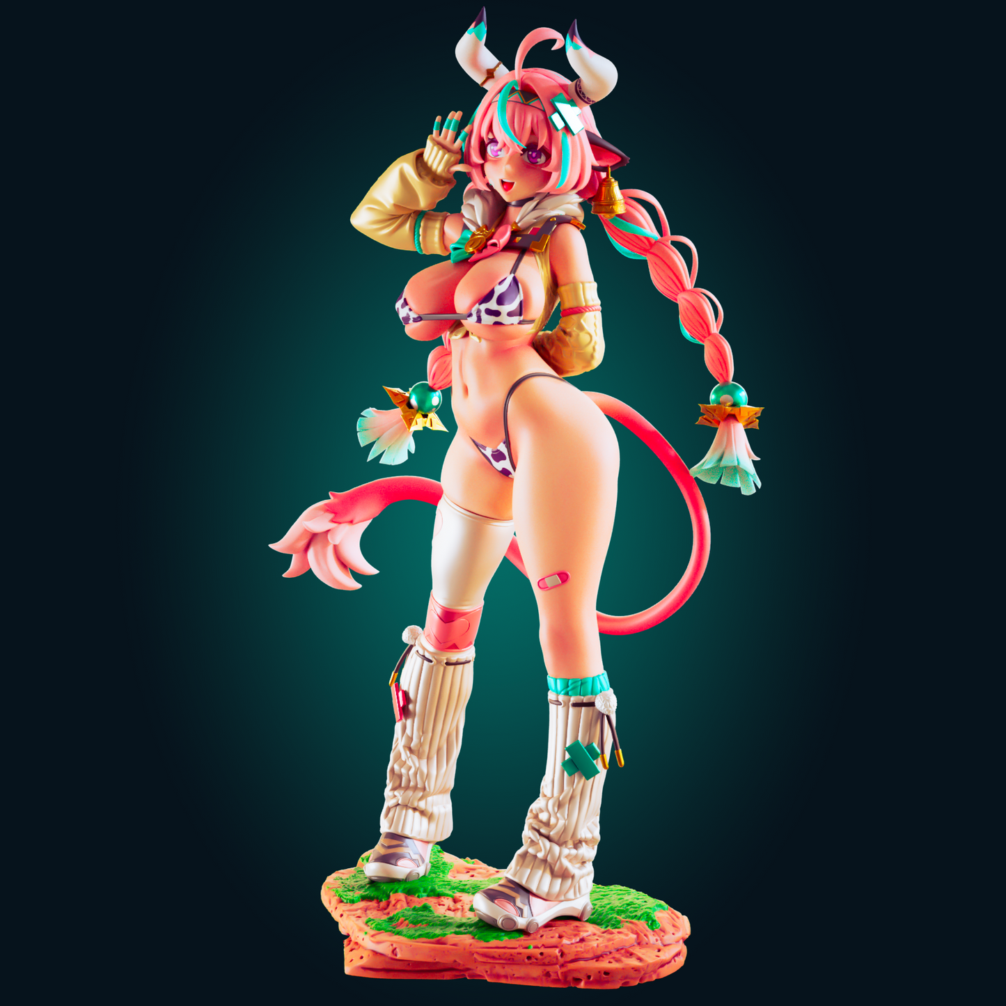 1283 Varesa_Genshin Impact Cowgirl - STL 3D Print File