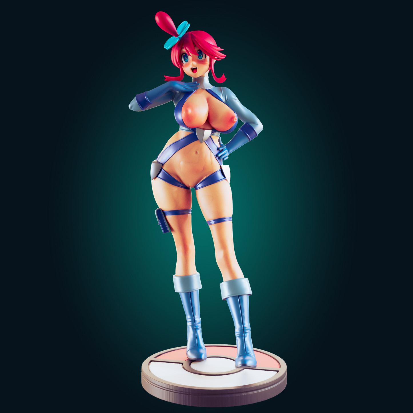 1280 Skyla Pokemon Trainer - STL 3D Print File