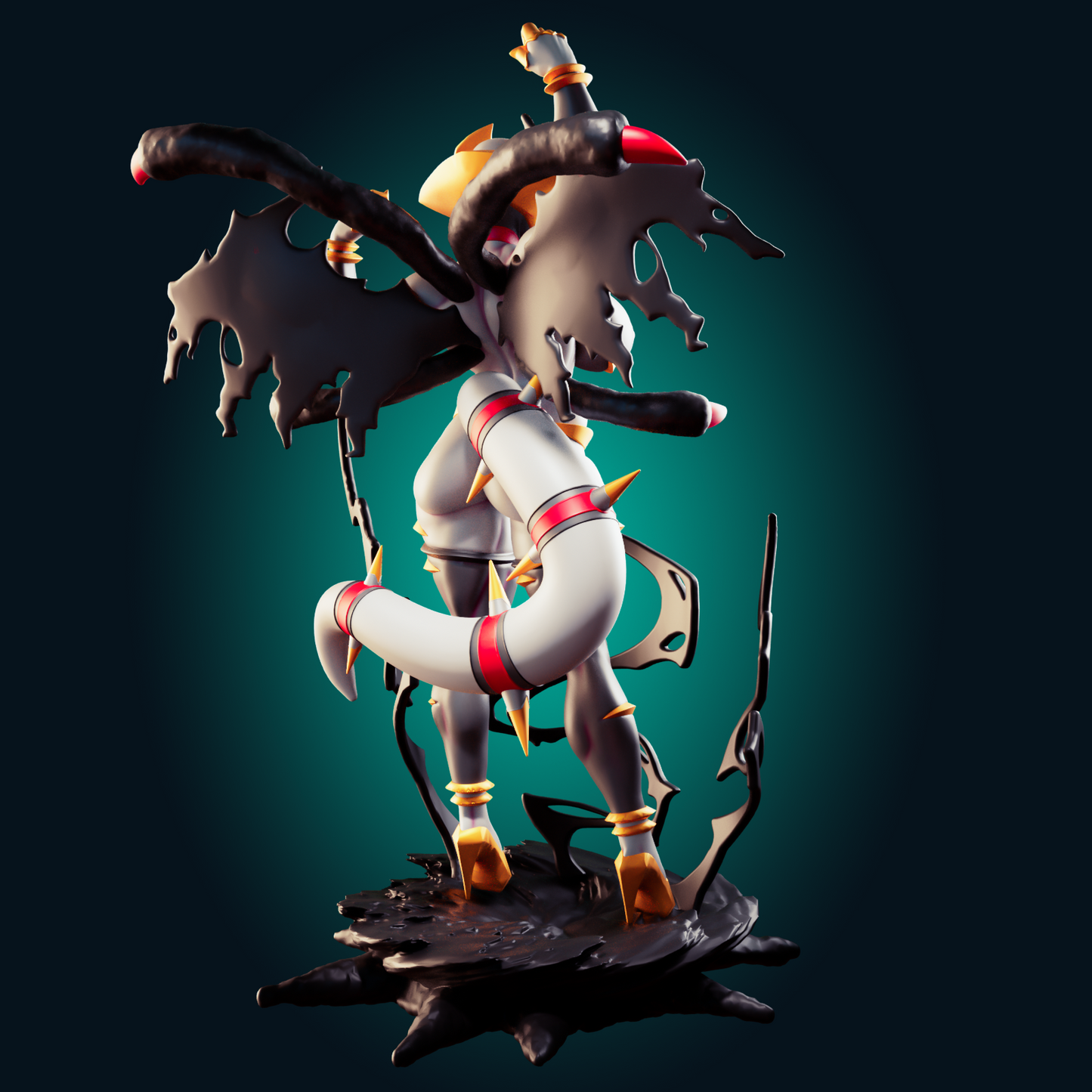 0411 Giratina Pokemon Muscle Mommy - STL 3D Print Files