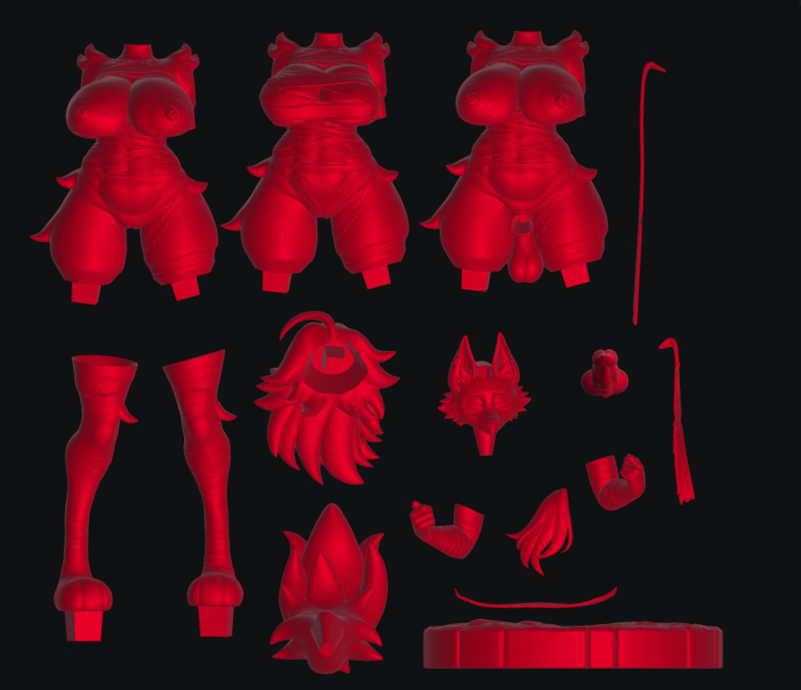 0287 Mummy Loona - STL 3D Print Files