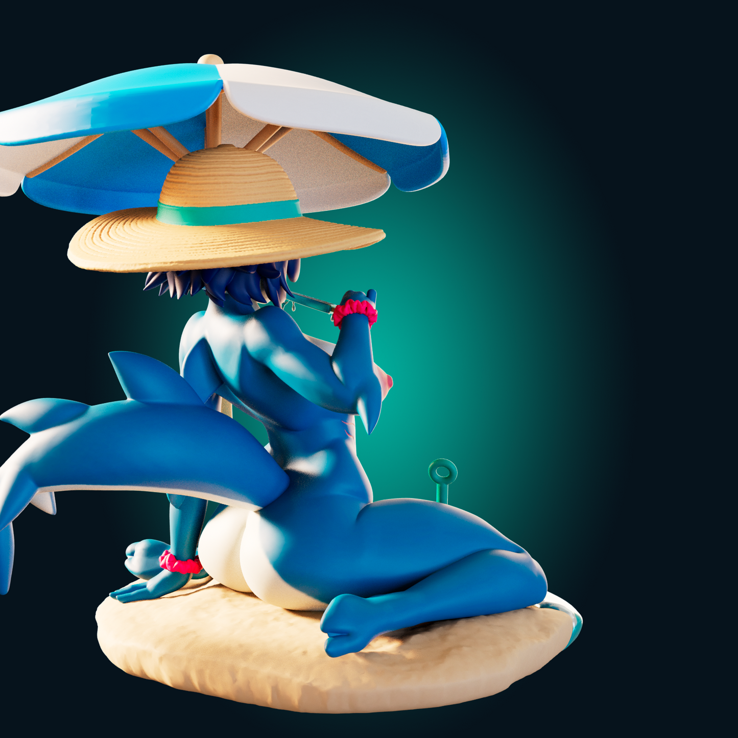 1279 SharkGirl - STL 3D Print File