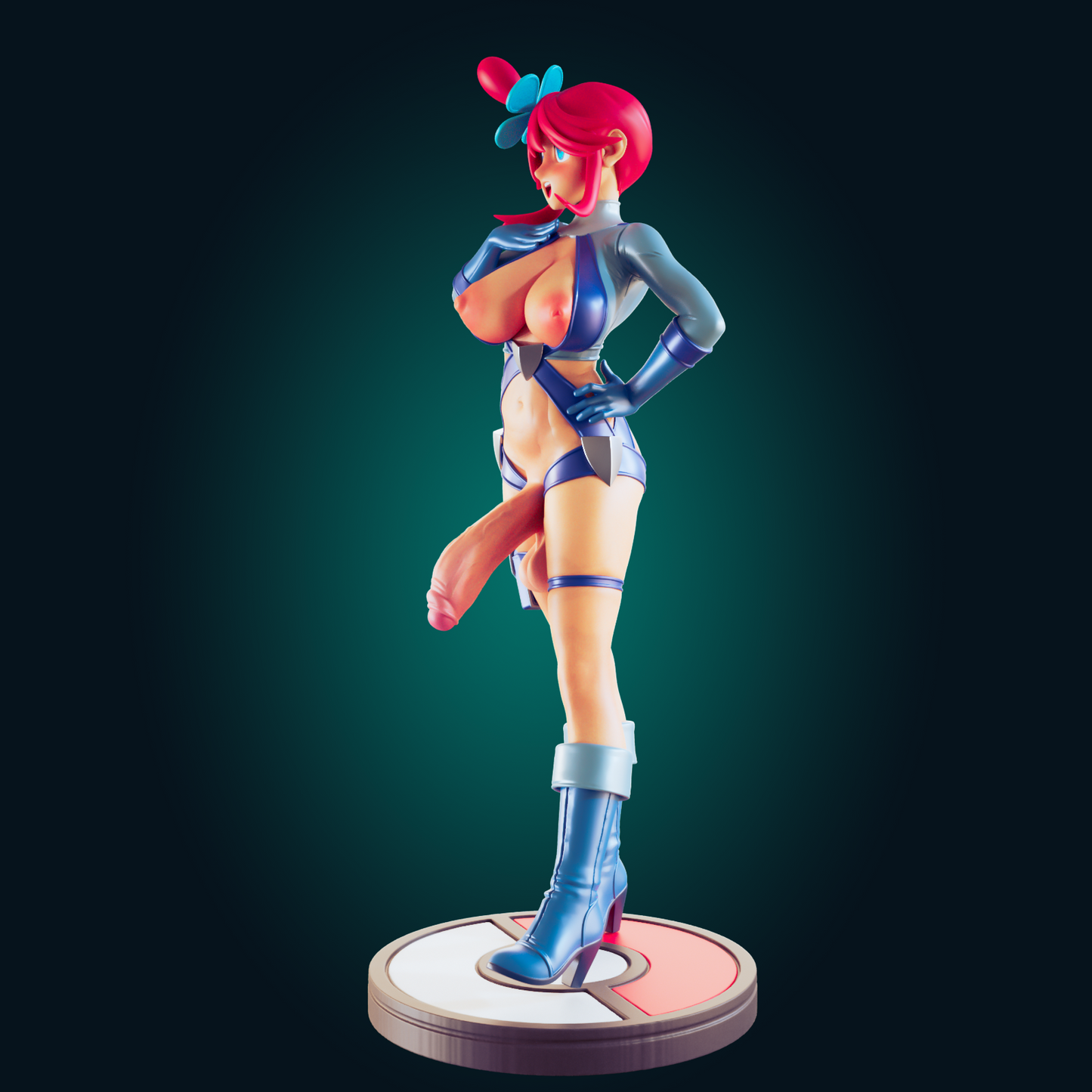 1280 Skyla Pokemon Trainer - STL 3D Print File